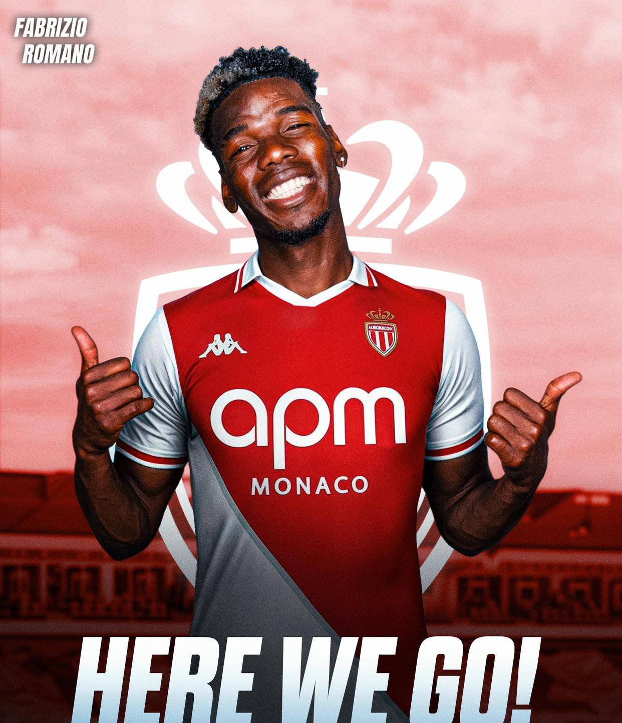 保罗・博格巴正式加盟摩纳哥，重返职业足坛！